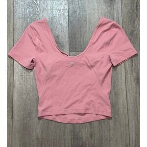 lululemon womens pink align top